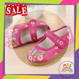 Giày thêu hoa Tết cho bé 9 tháng đến 2 tuổi, giày Tết cho bé - Myuna Kids Store