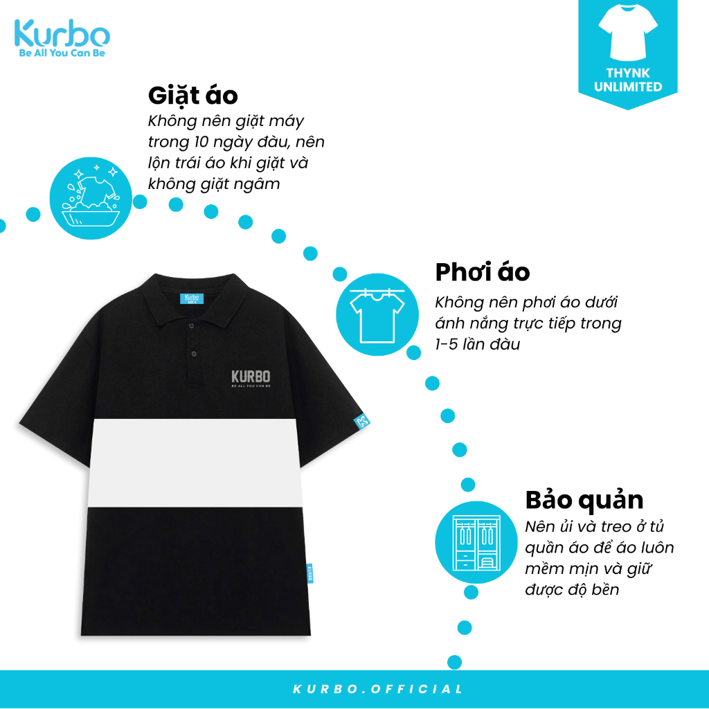 Áo Polo Local Brand Kurbo Unisex New Collection Premium Signature KP.001