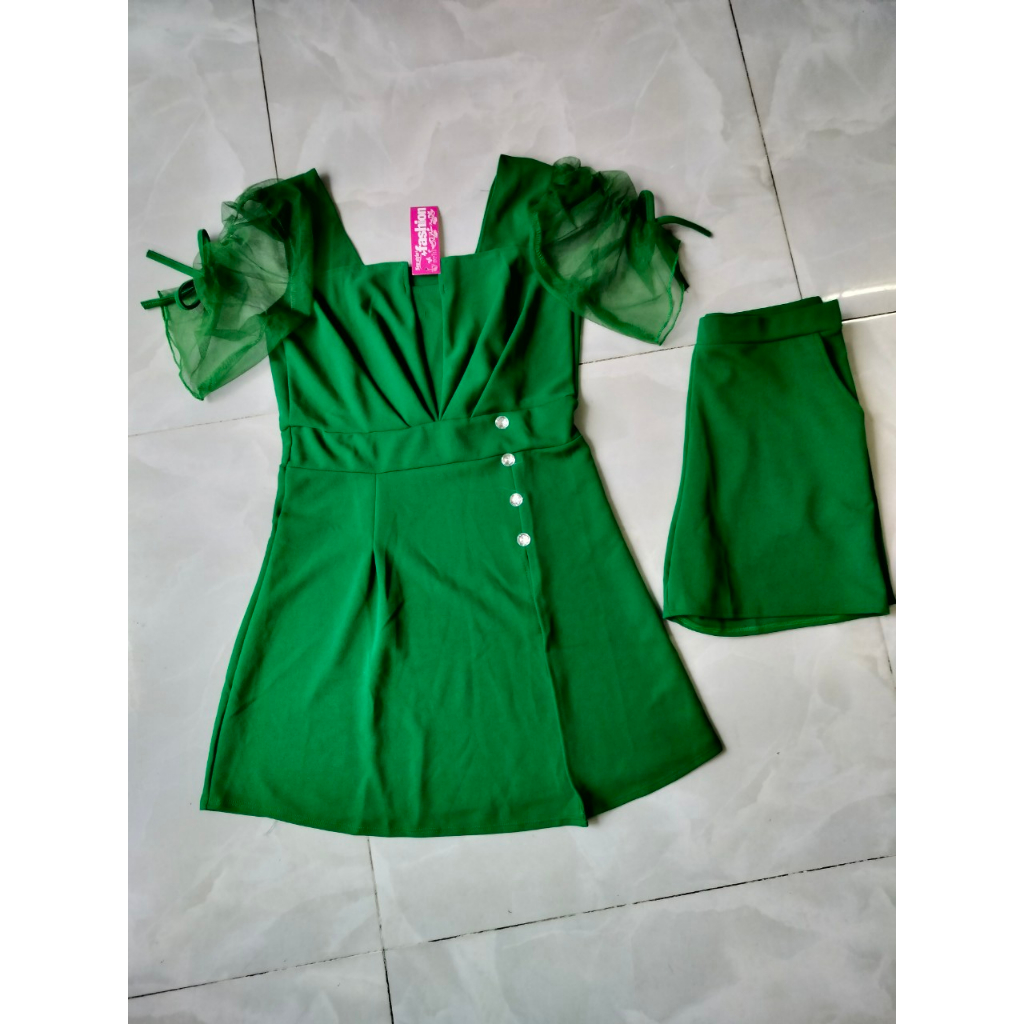 SÉT ĐẦM KÈM QUẦN ĐÙI-PHỐI TAY LƯỚI SIÊU HOT. AK099