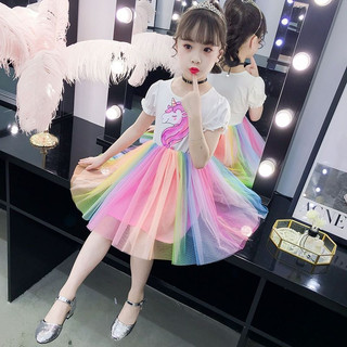 Đầm elsa pony bé gái