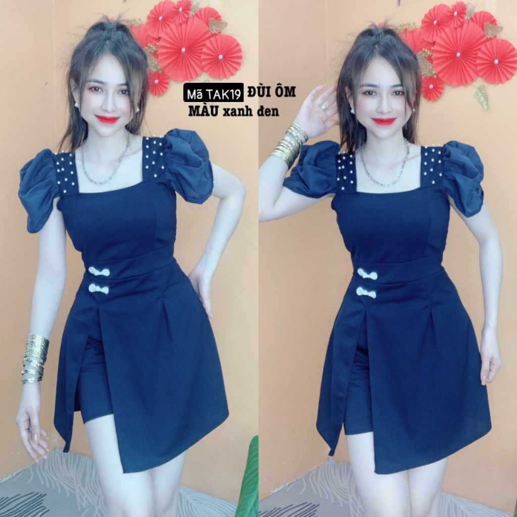 SÉT ĐẦM KÈM QUẦN ĐÙI ÔM-SIÊU DỄ THƯƠNG.TAK19