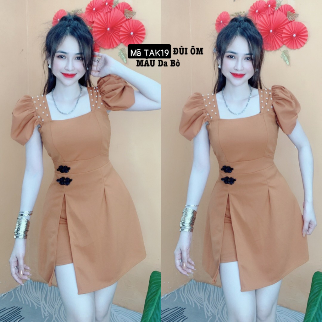 SÉT ĐẦM KÈM QUẦN ĐÙI ÔM-SIÊU DỄ THƯƠNG.TAK19