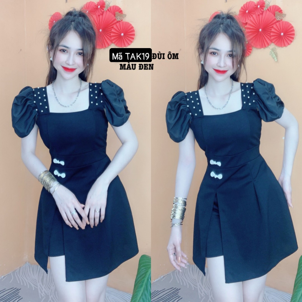 SÉT ĐẦM KÈM QUẦN ĐÙI ÔM-SIÊU DỄ THƯƠNG.TAK19