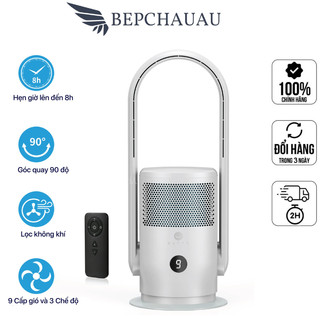 Quạt không cánh kèm máy lọc không khí ultty skj-cr021, nhập đức, bh 24 tháng, bepchauau