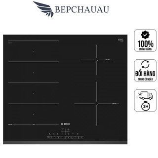 Bếp từ 4 vùng nấu bosch pxe631fc1e serie 6, made in spain, bh 12 tháng, bepchauau
