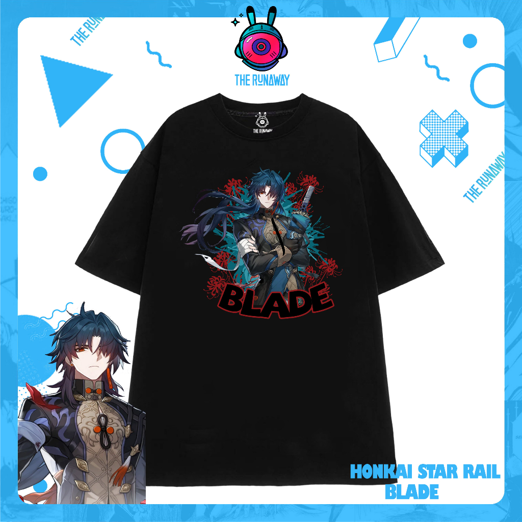 Áo phông Honkai Star Rail: Blade cotton 100% cho Nam/ Nữ by The Runaway