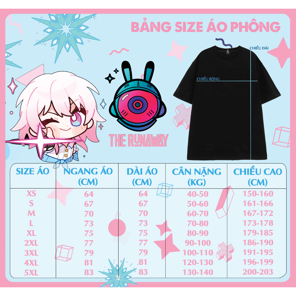 Áo phông Honkai Star Rail: Blade cotton 100% cho Nam/ Nữ by The Runaway