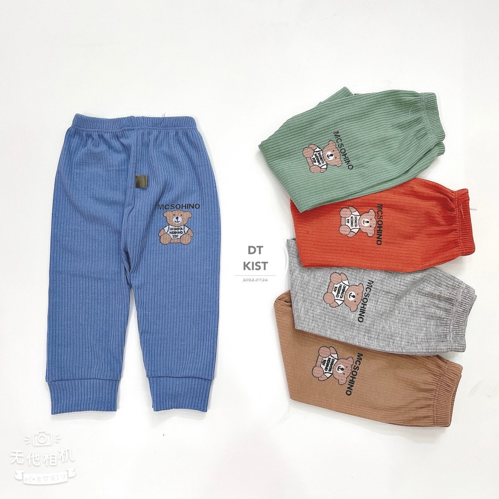 Quần Dài Tăm Lạnh Siêu Đẹp Cho Bé Trai Bé Gái Có Size Từ 8-18kg