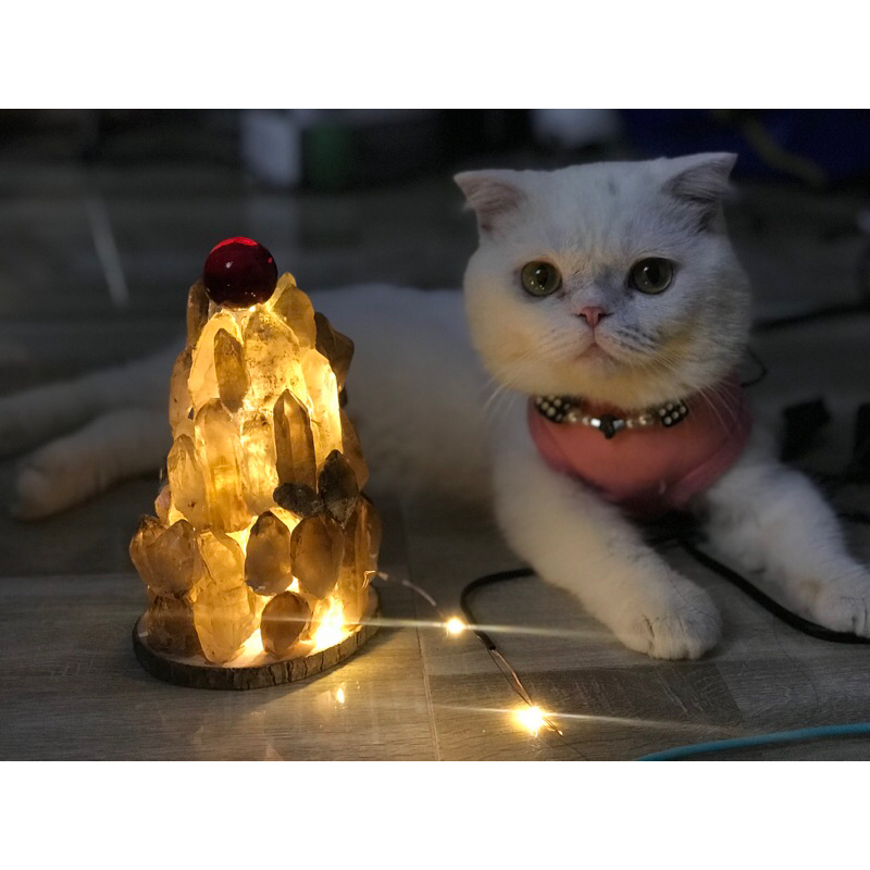 Đèn ngủ ta khói siêu bền phong thủy decord thiên nhiên