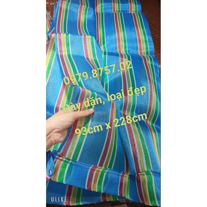 Đủ 4 màu_HÀNG DẦY LOẠI ĐẸP_Võng lưới cước 1m19x2m36