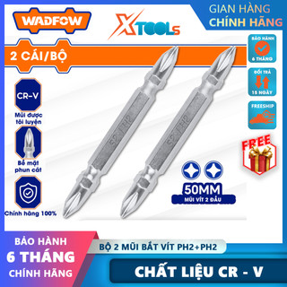 Bộ 2 mũi bắt vít 2 đầu ph2+ph2 65mm wadfow wsv0k13