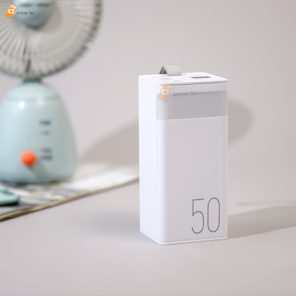 Pin sạc dự phòng tích hợp đèn LED 50000mAh 22.5W Remax RPP-321