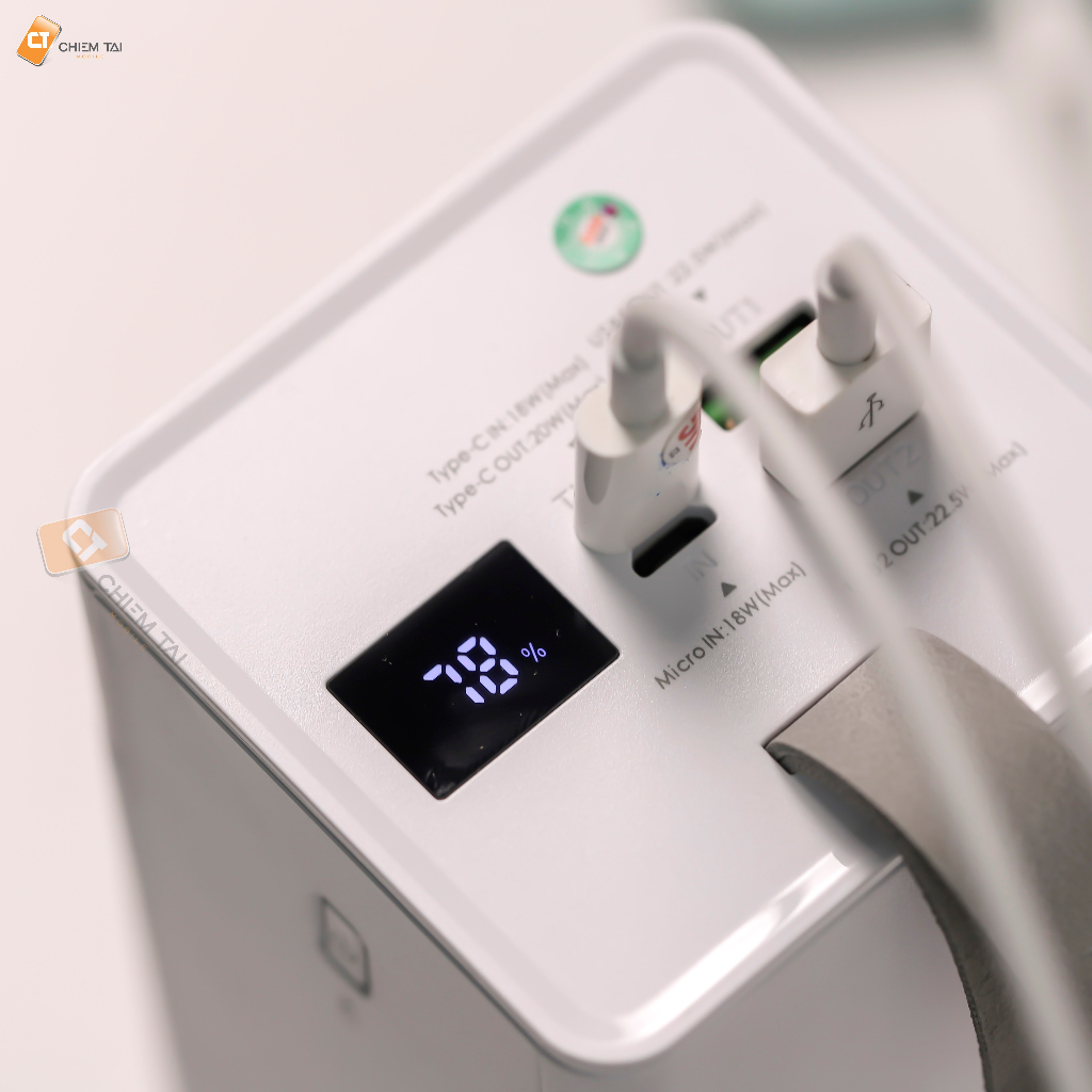 Pin sạc dự phòng tích hợp đèn LED 50000mAh 22.5W Remax RPP-321