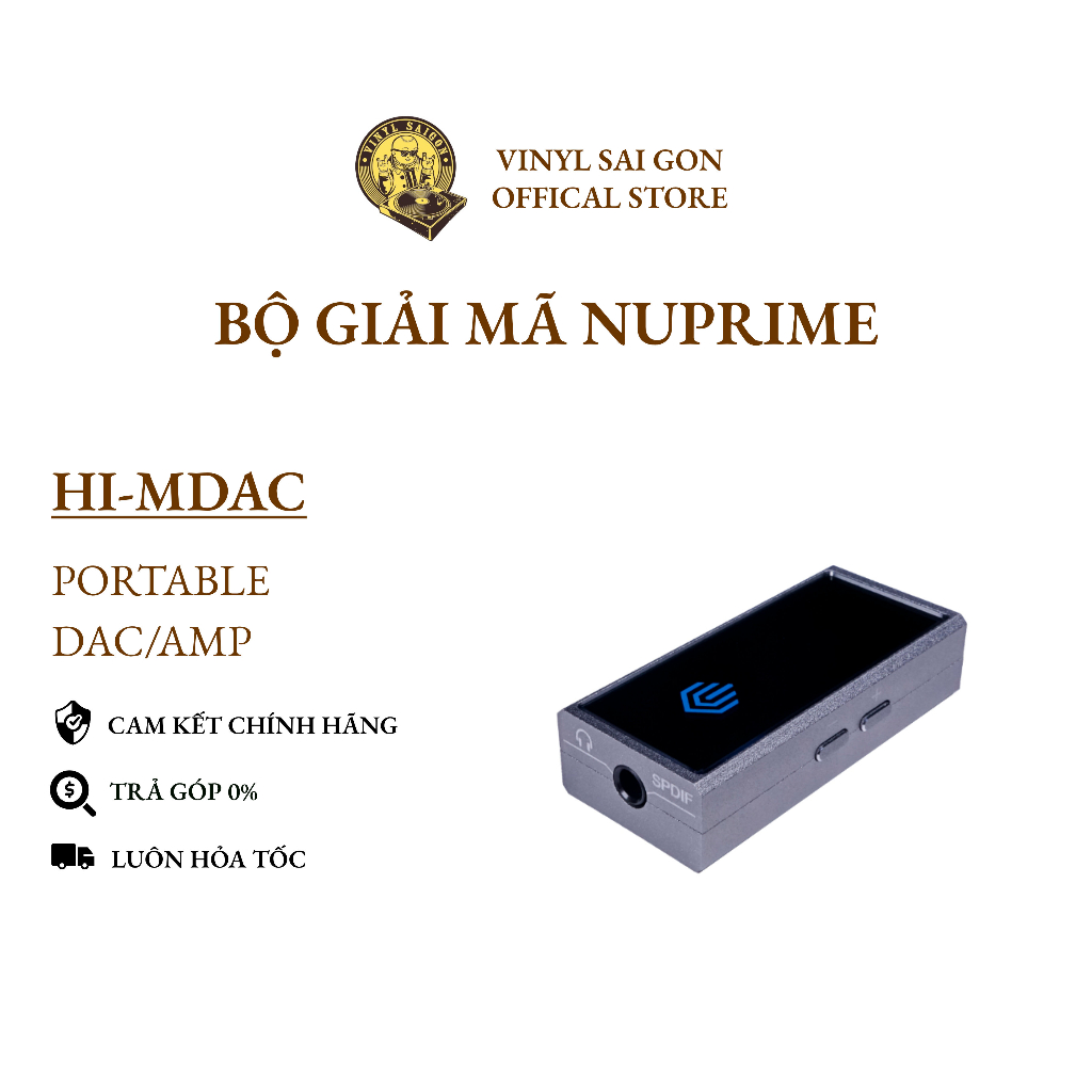 Bộ Giải Mã Dac/Amp NuPrime Hi-mDAC - Bảo Hành 12 Tháng