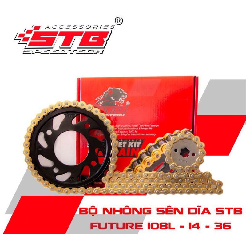 Nhông sên đĩa STB Exciter 135-150-155,Winner/WinnerX/Sonic,Raider/Satria, Si XC,FI, Dram, WaveRS