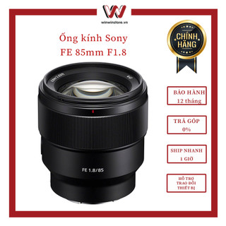Ống kính Sony FE 85mm l FE85 l FE85mm F1.8 - Hàng Chính Hãng Full VAT