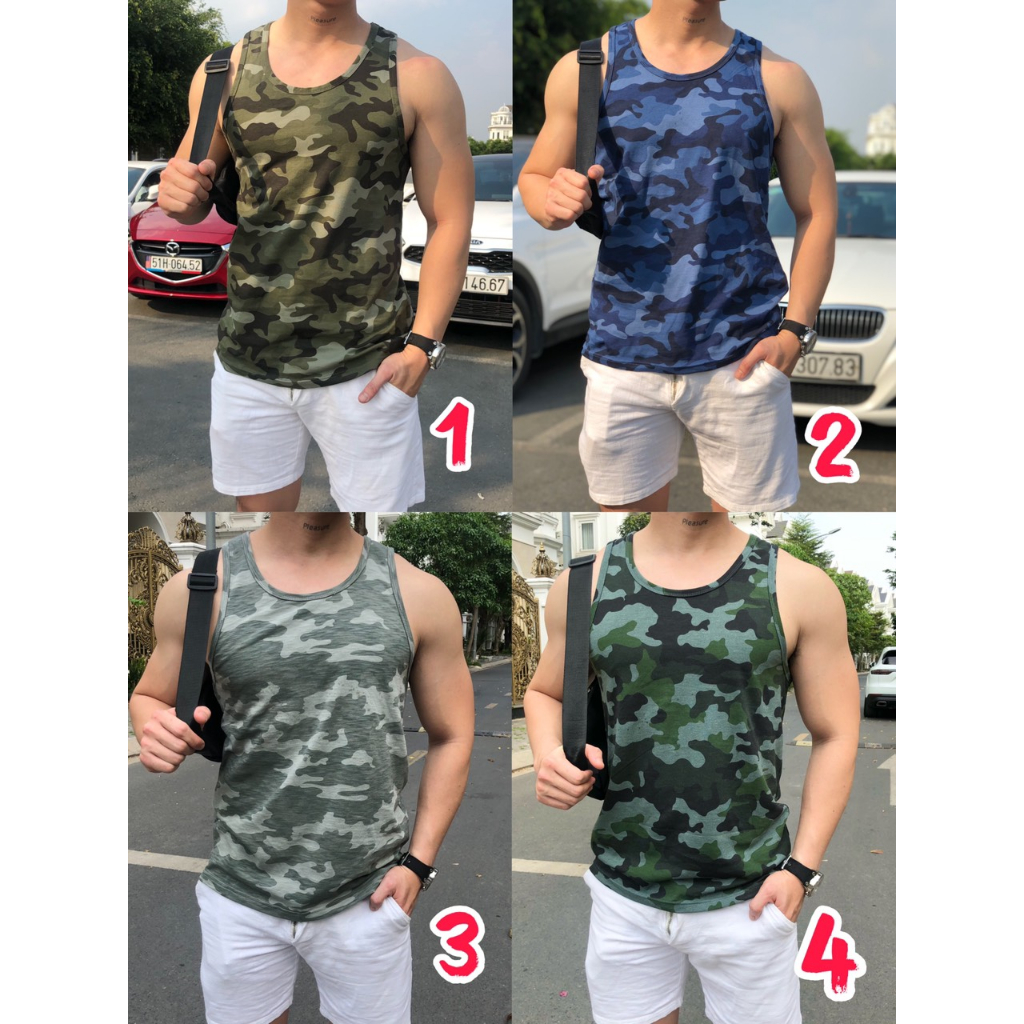 Áo Ba Lỗ, TankTop Nam Thun Cotton 100% Thời Trang Phong Cách Mạnh Mẽ Mặc Bốn Mùa
