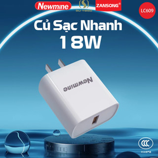 Củ sạc nhanh 18W LC609 sạc nhanh điện thoại cao cấp dành cho Samsung OPPO VIVO HUAWEI XIAOMI