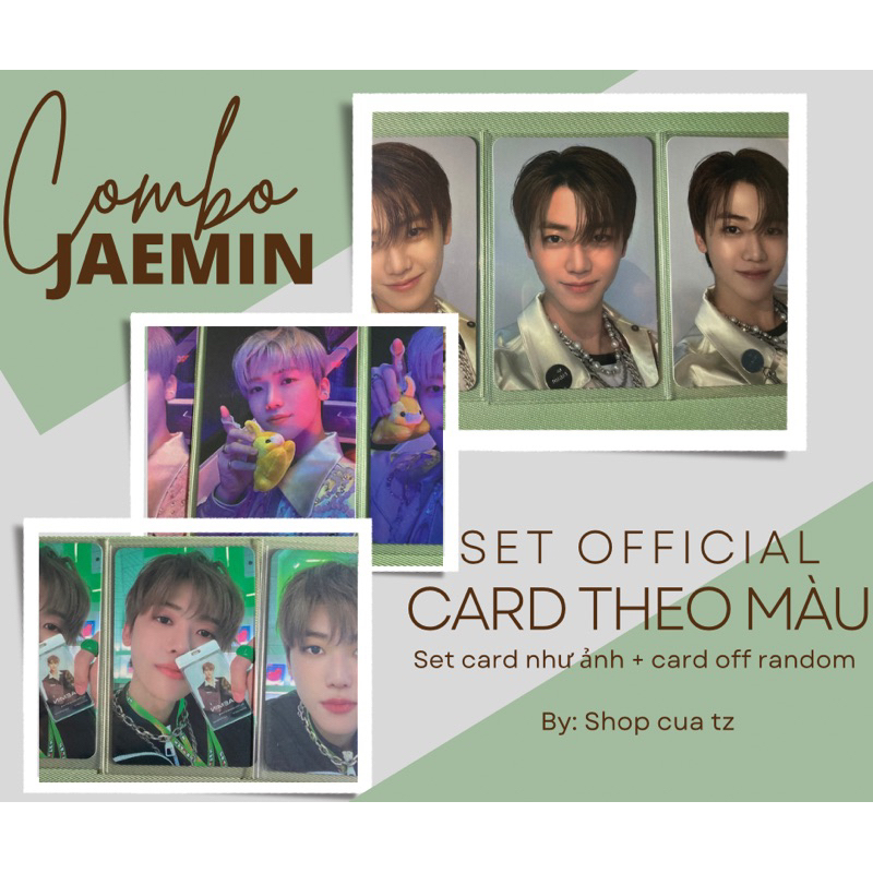 Set Card Jaemin NCT Dream