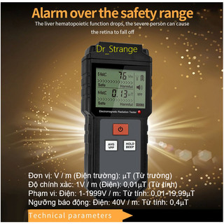 Máy đo bức xạ điện từ EMF ET825 cầm tay chất lượng cao