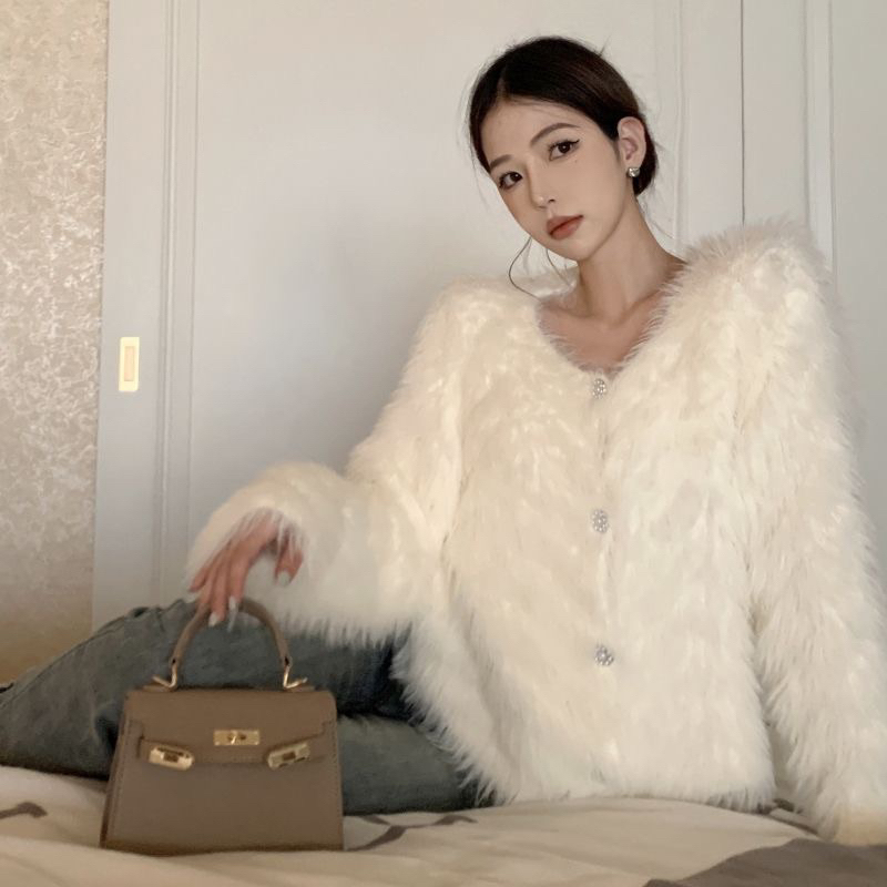 Áo khoác lông cáo nhận tạo ❤️