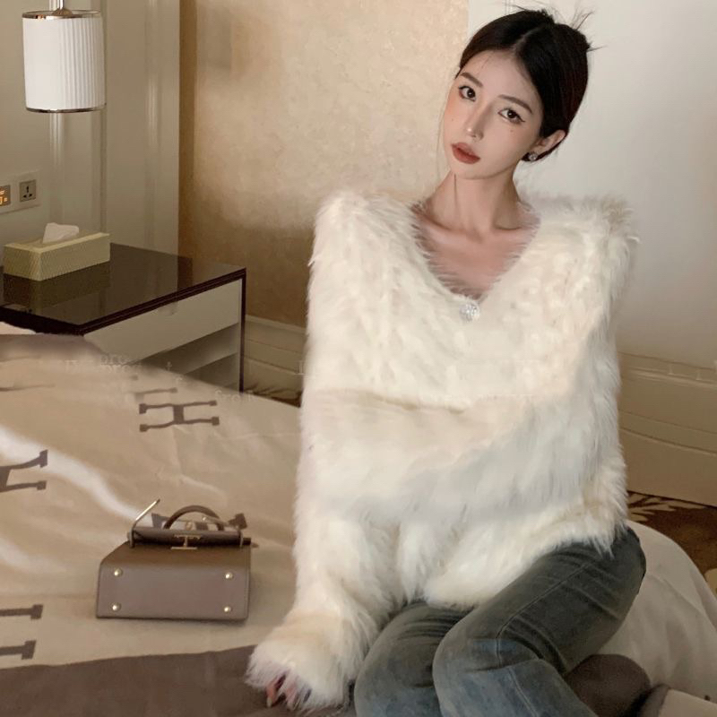 Áo khoác lông cáo nhận tạo ❤️