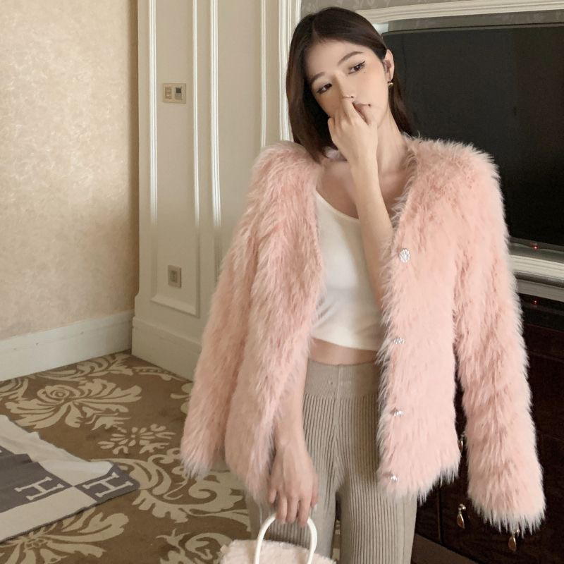 Áo khoác lông cáo nhận tạo ❤️