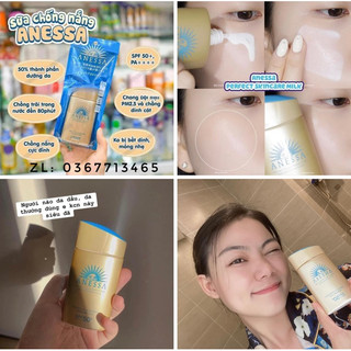 [Mẫu mới - Nhật nội địa] Sữa Chống Nắng Anessa Perfect UV Sunscreen Skincare Milk SPF50+/PA++++