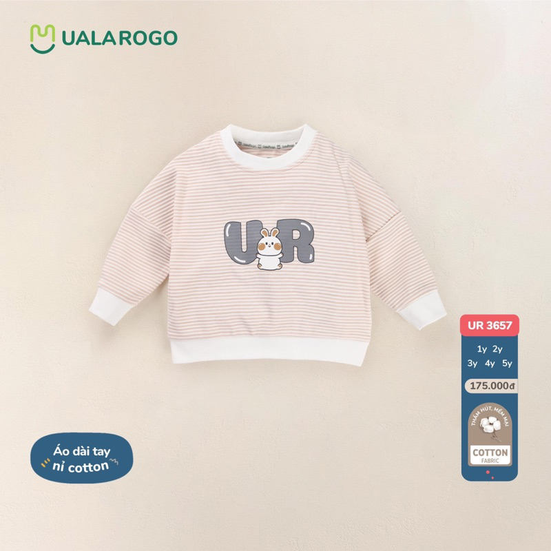 Áo nỉ dài tay UALAROGO mềm mịn chính hãng