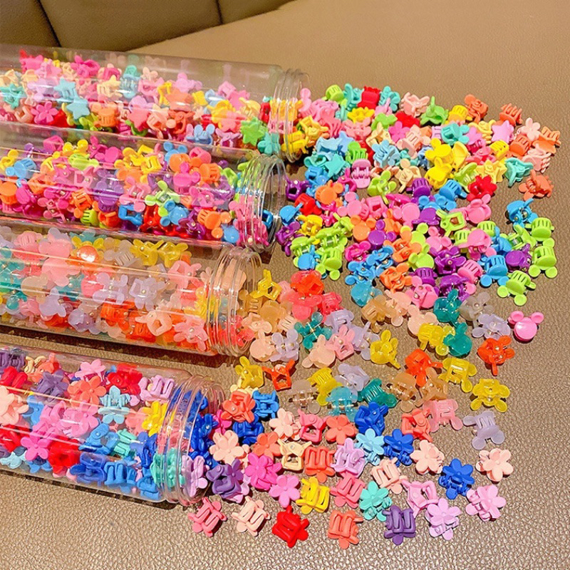 Set 100 Kẹp Tóc Mini Công Chúa Xinh Xắn Cho Bé
