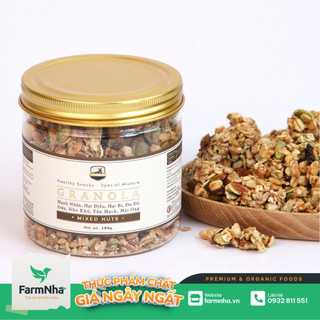 Ngũ cốc Granola Mixed Nuts & Fruits Bazanland 180gr - Nguồn dinh dưỡng thiết yếu cho cơ thể