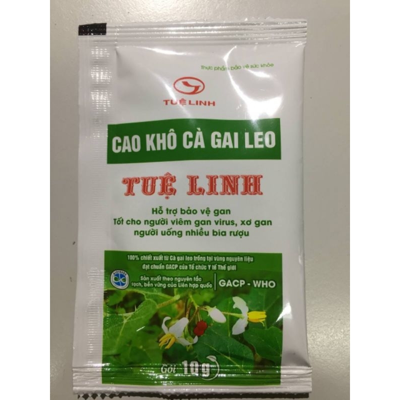 Cao Khô Cà Gai Leo Tuệ Linh 10gram đạt chuẩn GACP _Bảo vệ chức năng gan, phục hồi tế bào gan, hạ men gan, giải rư.ợu