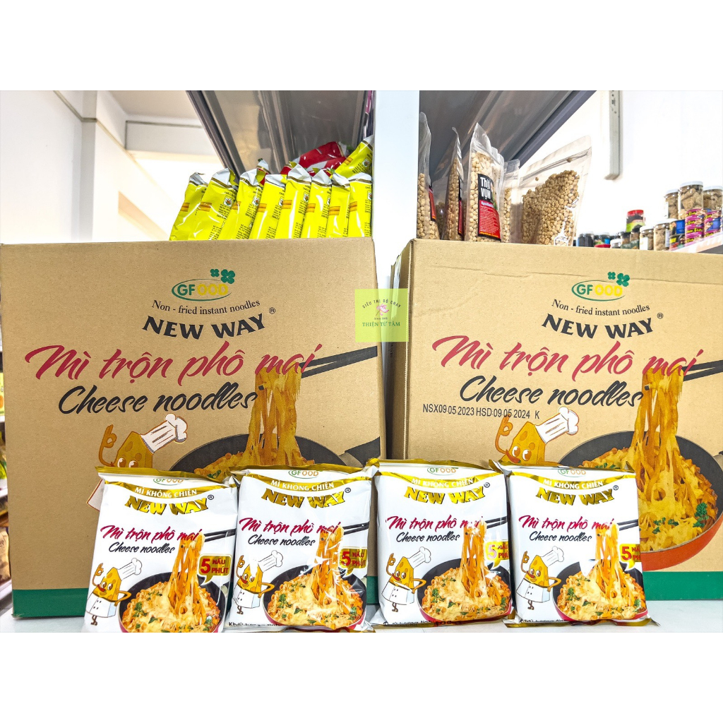 Mì Trộn Phô Mai New Way Giá Ưu Đãi Thùng 30 Gói