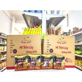 Mì Trộn Cay Vị Rong Biển New Way Sợi Mì Không Chiên Qua Dầu An Toàn Cho Sức Khỏe Thùng 30 Gói