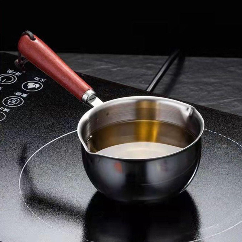 Nồi Nấu Chảy Sữa Bằng Inox Chống Dính Cỡ Nhỏ Chuyên Dùng