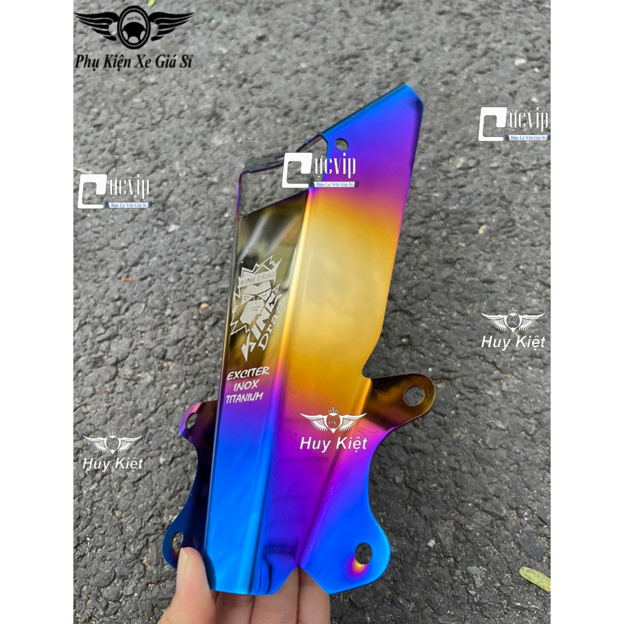 Pát Đuôi Dè Sau Inox, Xi Titan Gắn Exciter 150, Exciter 155  6200