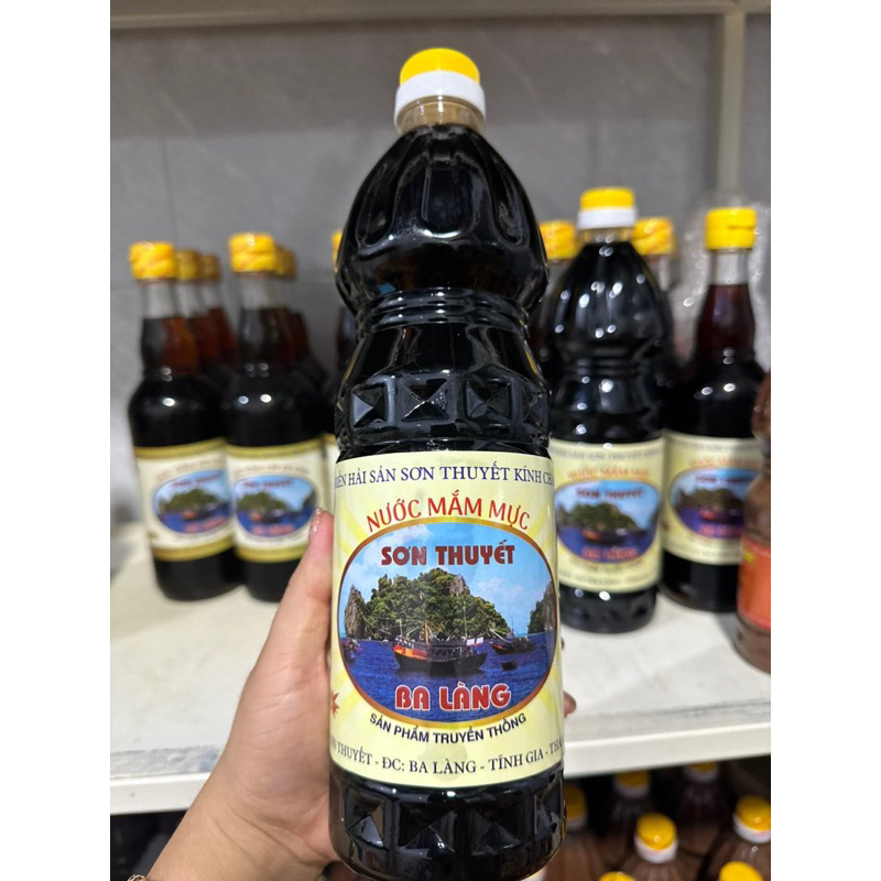 Nước mắm mực sơn thuyết ba làng 900ml