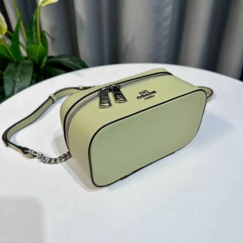 C0ach Train Case Crossbody✨Túi coach dáng hộp mini xinh xắn