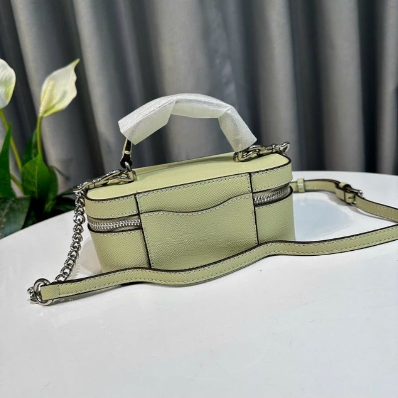 C0ach Train Case Crossbody✨Túi coach dáng hộp mini xinh xắn