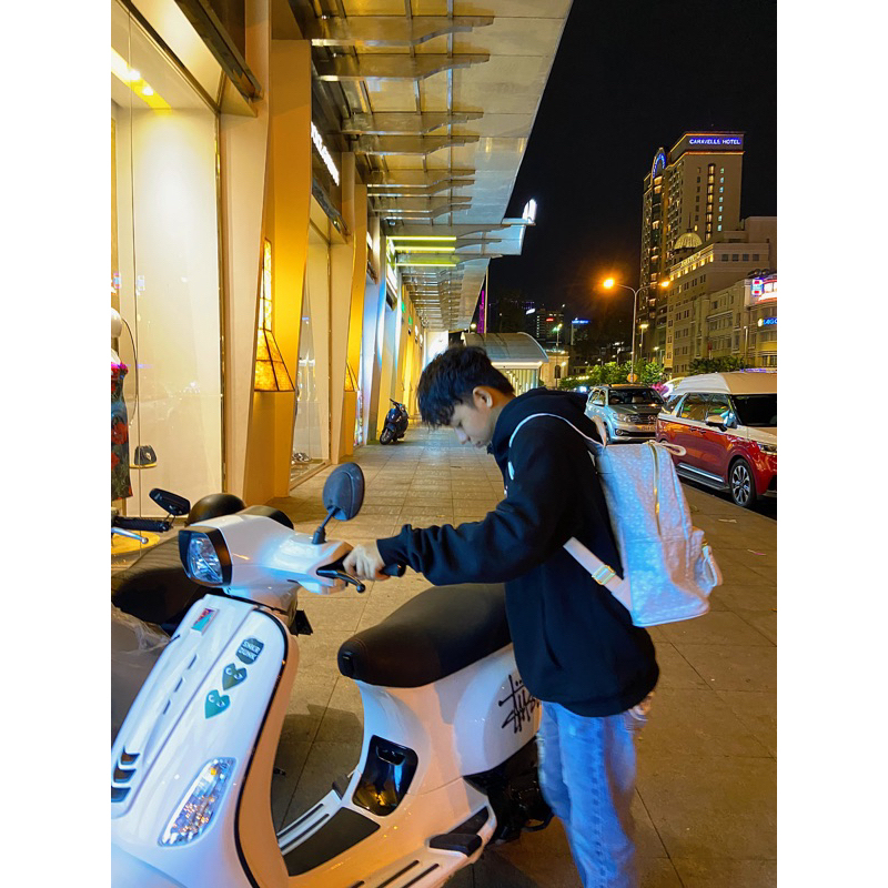 Balo Edmond Mansion-Size L mẫu trắng trơn