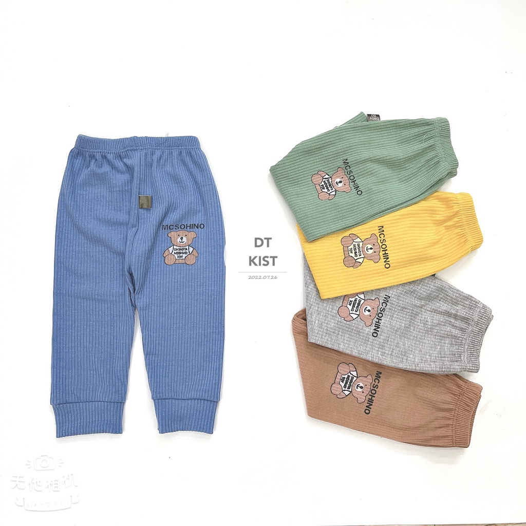 Quần Dài Tăm Lạnh Siêu Đẹp Cho Bé Trai Bé Gái Có Size Từ 8-18kg