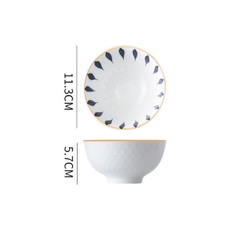 Sỉ 67k- Hộp 6 bát ăn cơm, set bát kèm đũa siêu cute, siêu đáng yêu, quà tặng xinh xắn