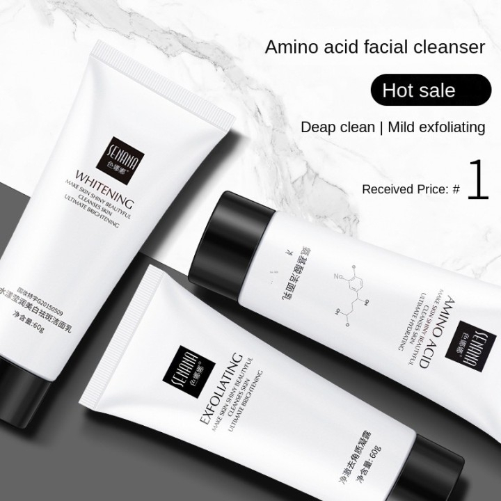 Sữa Rửa Mặt Làm Trắng Da Whitening 60gr sạch sâu, trắng sáng