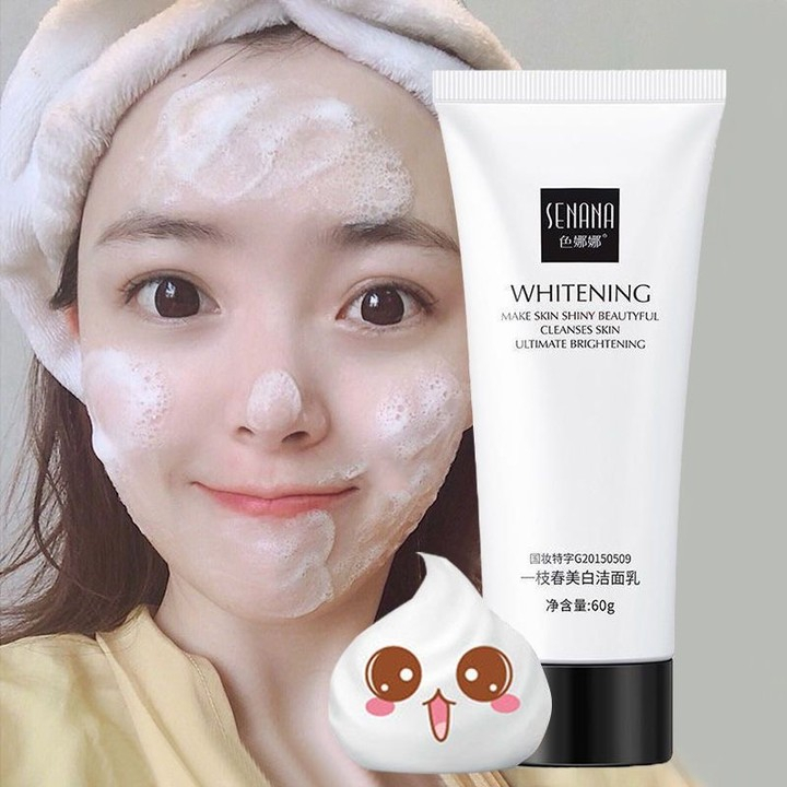 Sữa Rửa Mặt Làm Trắng Da Whitening 60gr sạch sâu, trắng sáng