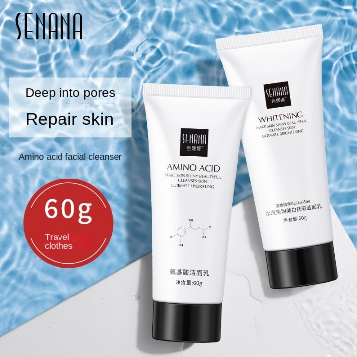 Sữa Rửa Mặt Làm Trắng Da Whitening 60gr sạch sâu, trắng sáng