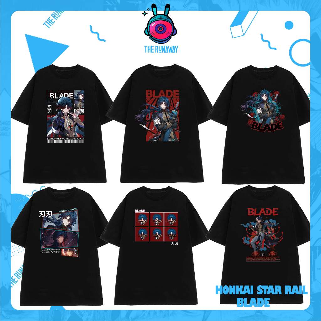 Áo phông Honkai Star Rail: Blade cotton 100% cho Nam/ Nữ by The Runaway