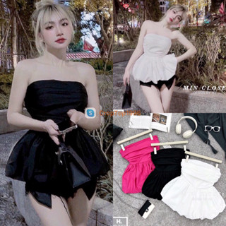 ÁO ỐNG NHÚN GẤP BỒNG BỀNH XOÈ XINH CÓ MOD A2001