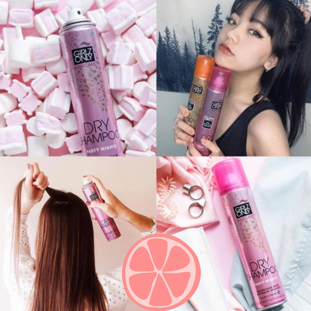 Dầu Gội Khô Dry Shampoo Girlz Only Party Nights / Dawn 'Til Dusk / Dazzling Volume / No Residue Nude
