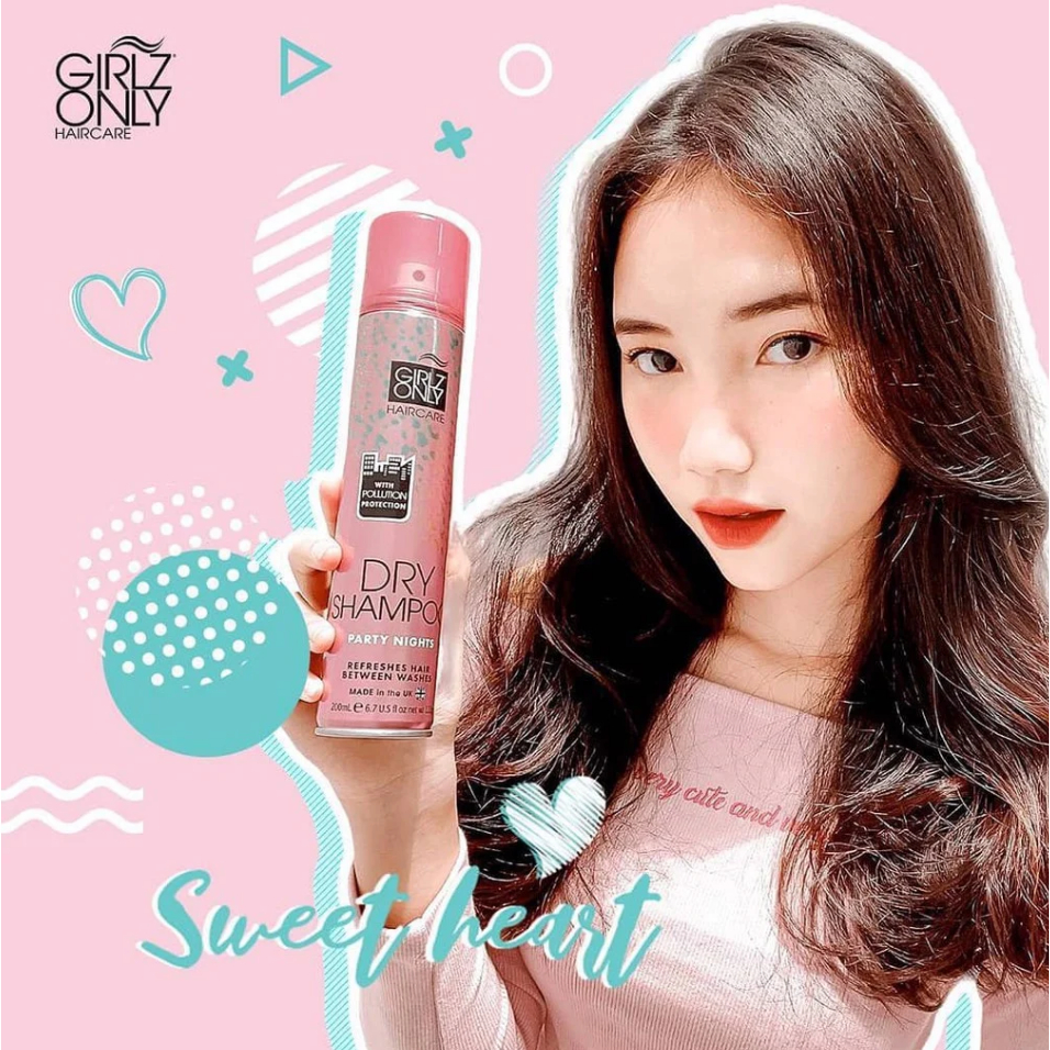 Dầu Gội Khô Dry Shampoo Girlz Only Party Nights / Dawn 'Til Dusk / Dazzling Volume / No Residue Nude