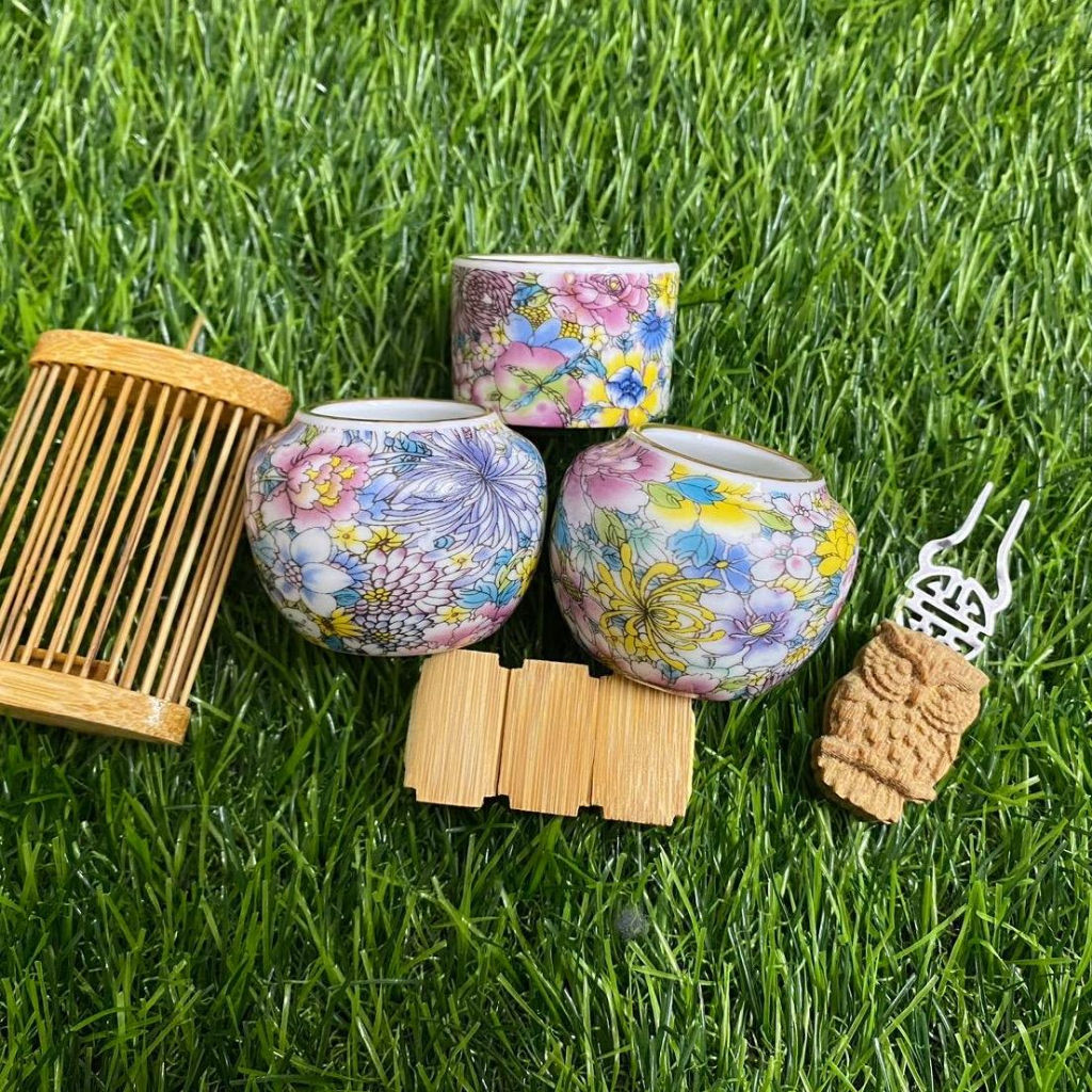 Cóng chim Bách Hoa  - tặng tai tre + xiên Tre Vip + rọ vip